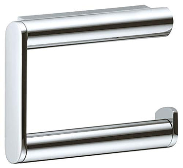 KEUCO Toilettenpapierhalter aus Metall, Hochglanz-verchromt, offene Form, WC-Rollenhalter für Badezimmer und Gäste-WC, Plan im Sale